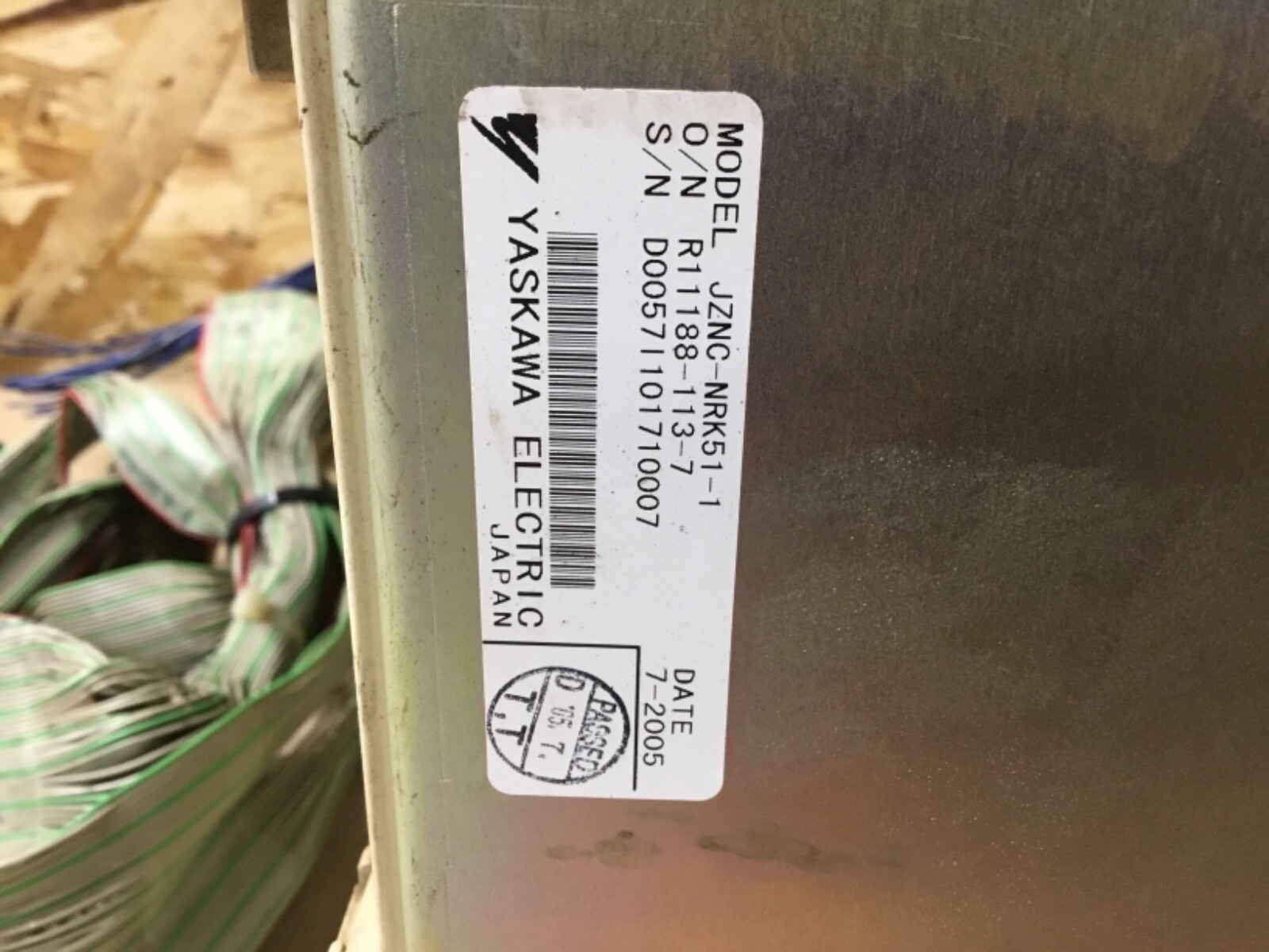 Yaskawa JZNC-NRK01-1 Servo Unit SGDR-AXA01A / CPS-420F / JZNC-NIF01-1 #74B11PR3
