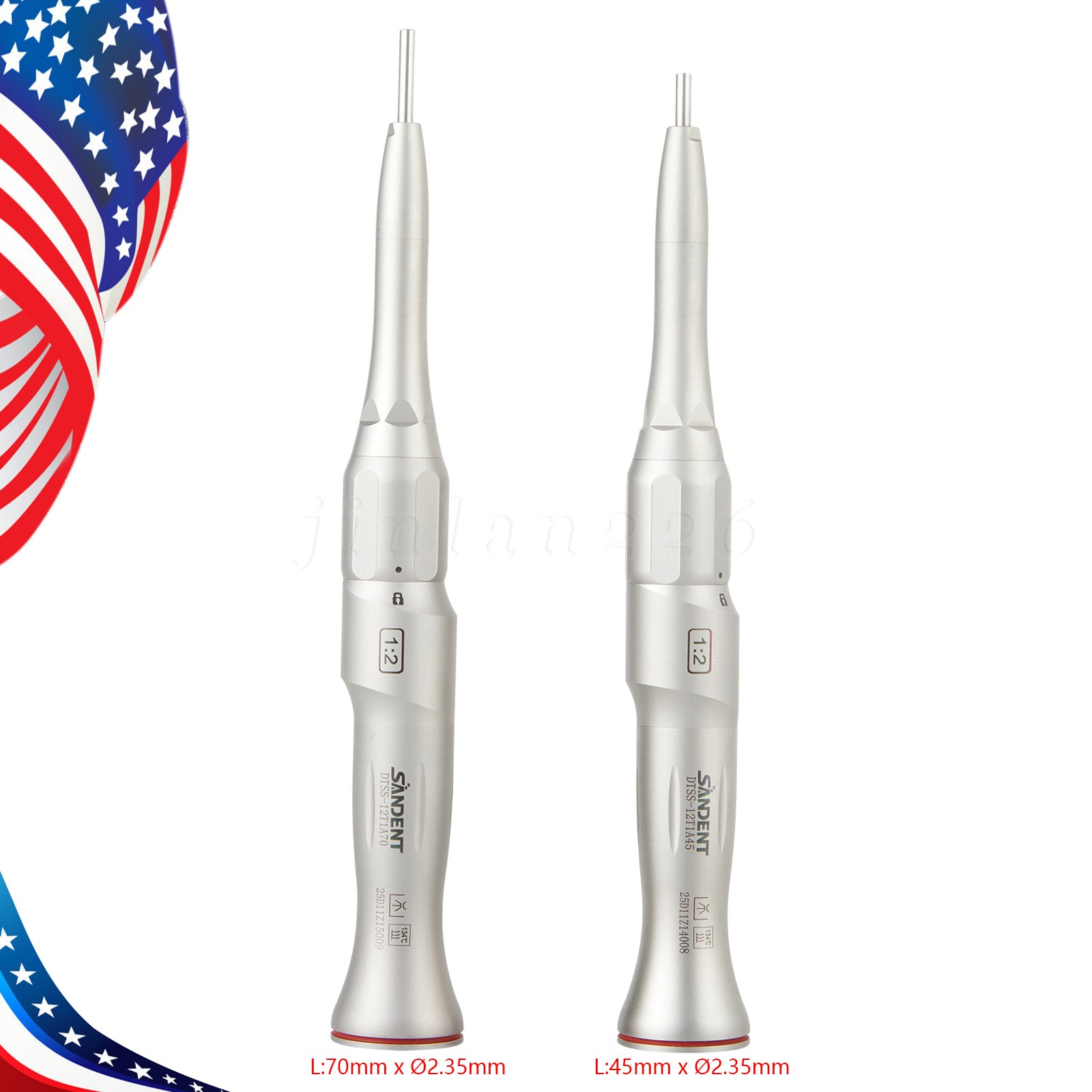 Dental Surgical Handpiece 20° Angle Straight Attachment 1:2 E-type NSK Style