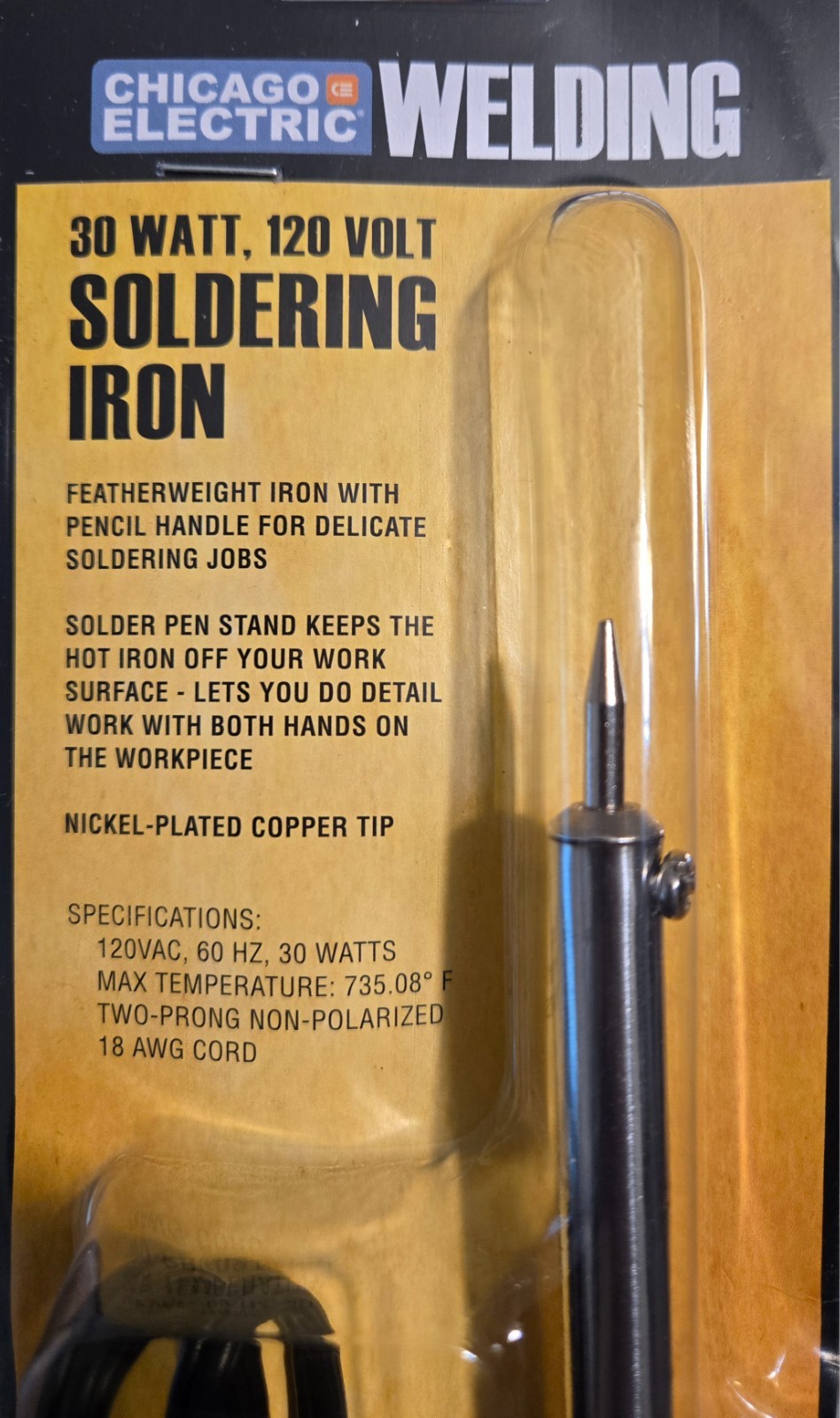 30 Watt Lightweight Soldering Iron