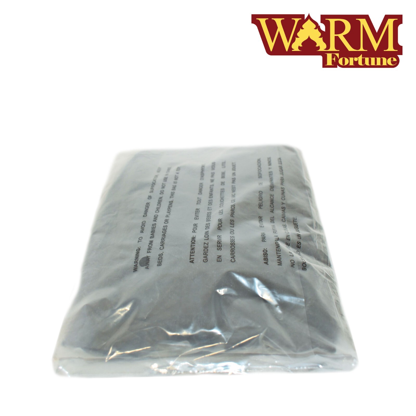 WF Clear Poly Bag 100 Self-Sealing Suffocation Warning Mailer Bags