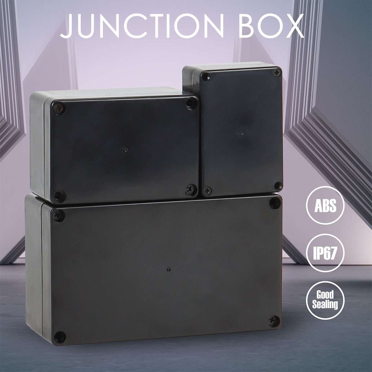 DIY Plastic Waterproof Project Enclosure Electrical Junction Box Dustproof NEW~