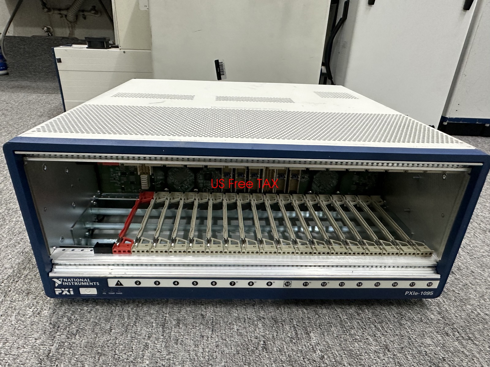 Used National Instruments NI PXIe-1095 PXIe, 18-Slot Up to 24 GB/s PXI Chassis