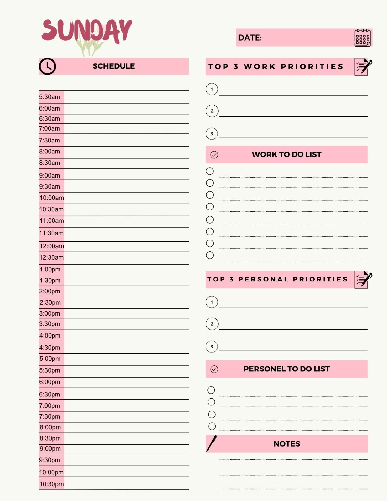 Digital Planner | Work From Home Goodnotes iPad Planner Digital Journal Pdf
