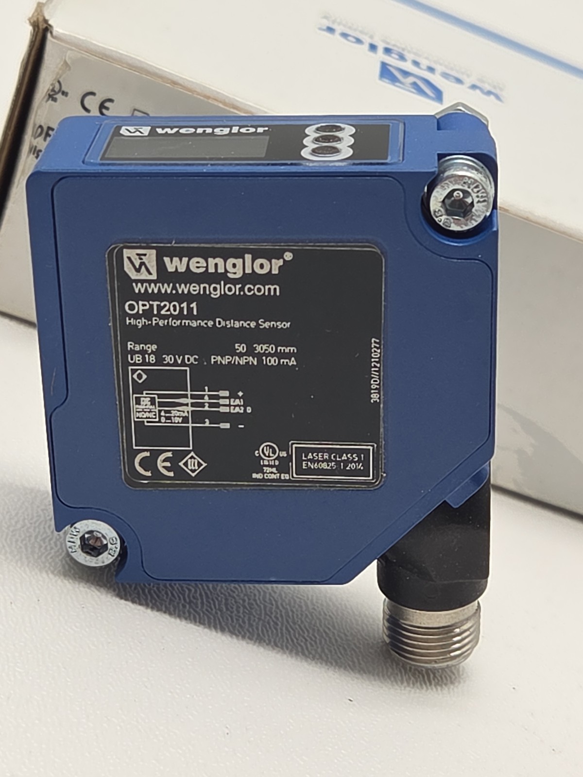 Wenglor OPT2011 Photoelectric Distance Sensor 30VDC