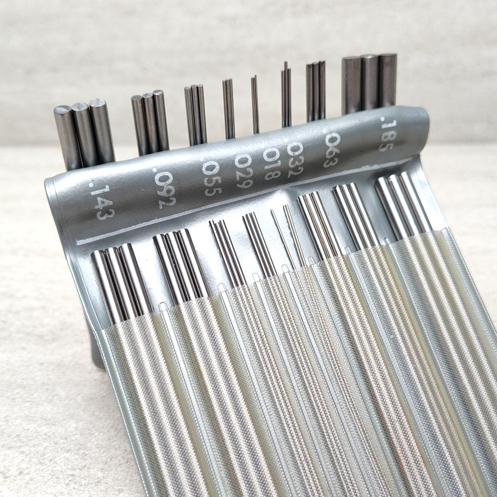 48 Piece Thread Measuring Wire Set .018″-.185″, Made in Japan
