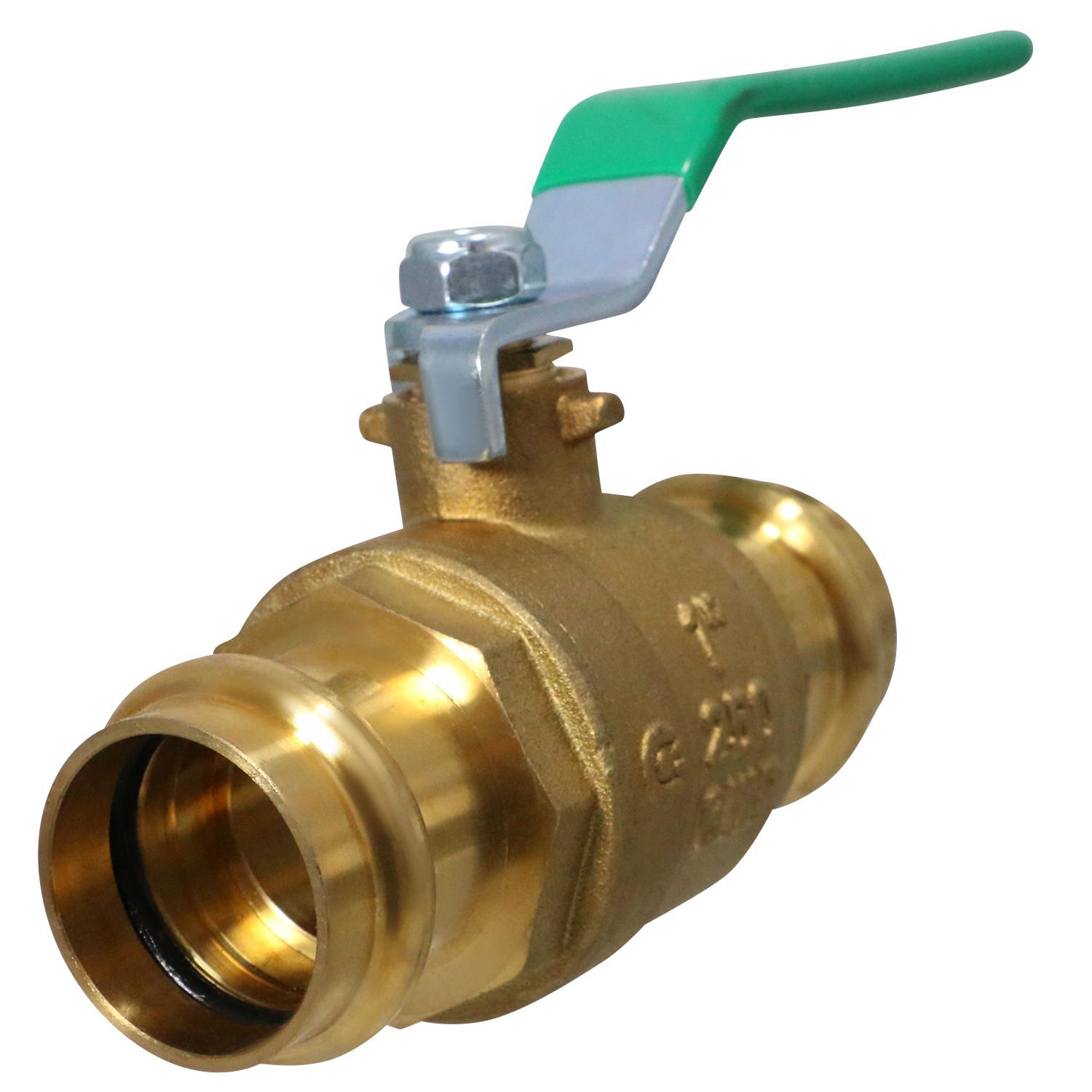 5 Pack XFITTING 1″ Press Ball Valve, Lead Free Brass, Full Port, ProPress