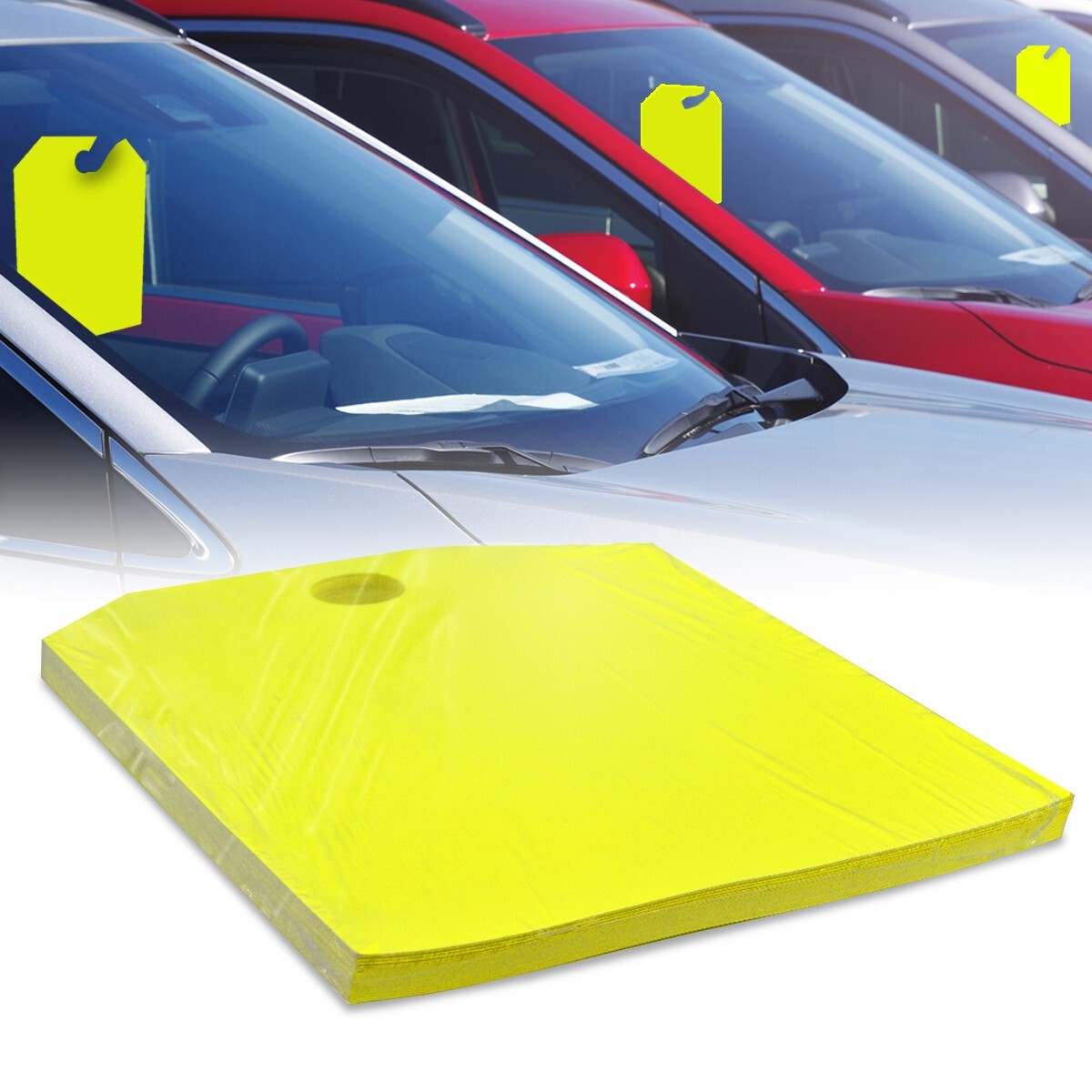Versa Tags Blank Car Rear View Mirror Hang Tags Pack of 50 Hang Tag 8.5″ X 11.5″
