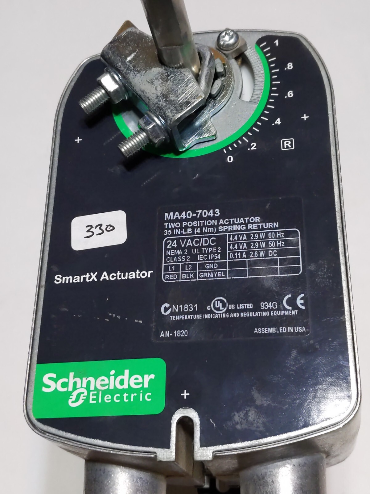 SCHNEIDER MA40-7403 WITH A VA-2213-526-9-67 VALVE. GUARANTEED, RETURNS ACCEPTED