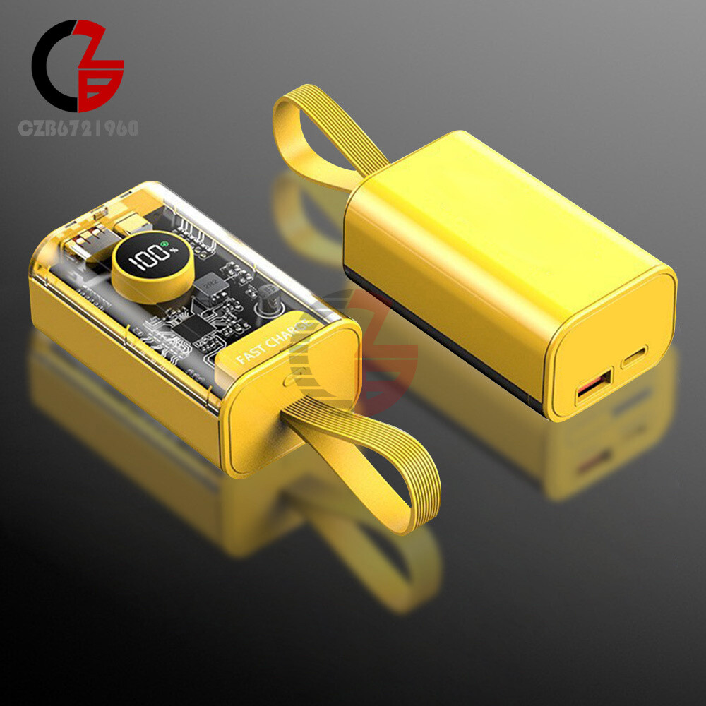 DIY Power Bank Box PD 22.5 W Fast Charging Case Portable 18650 USB Power Bank