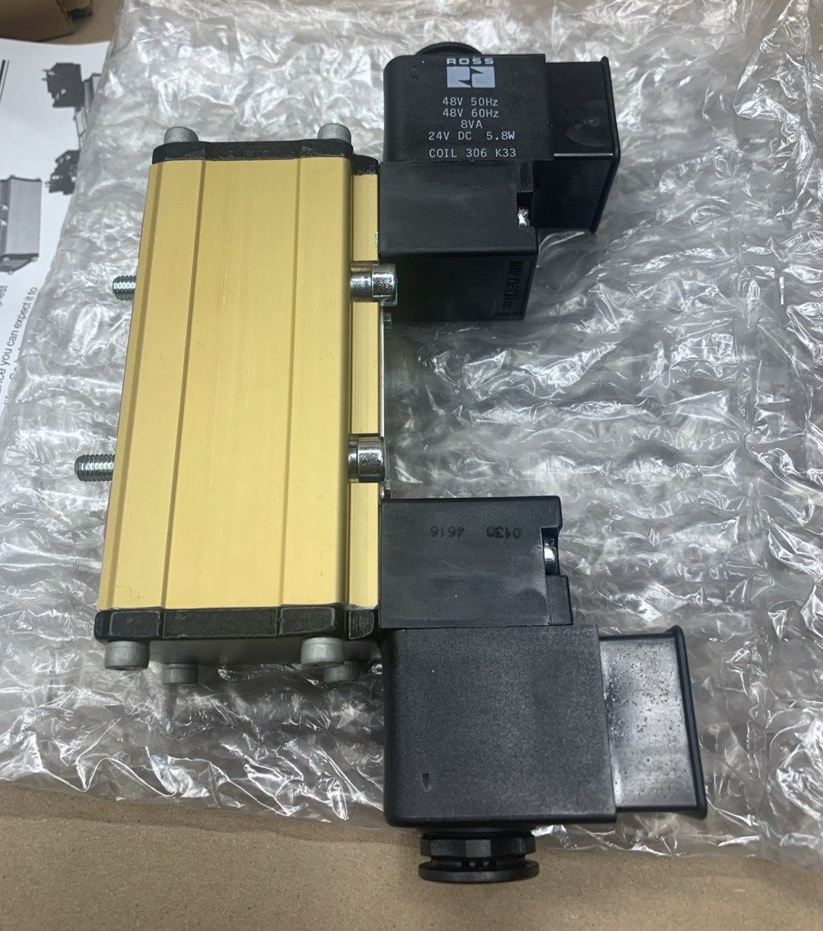 ROSS W6076B2407W SOLENOID VALVE 24 VDC