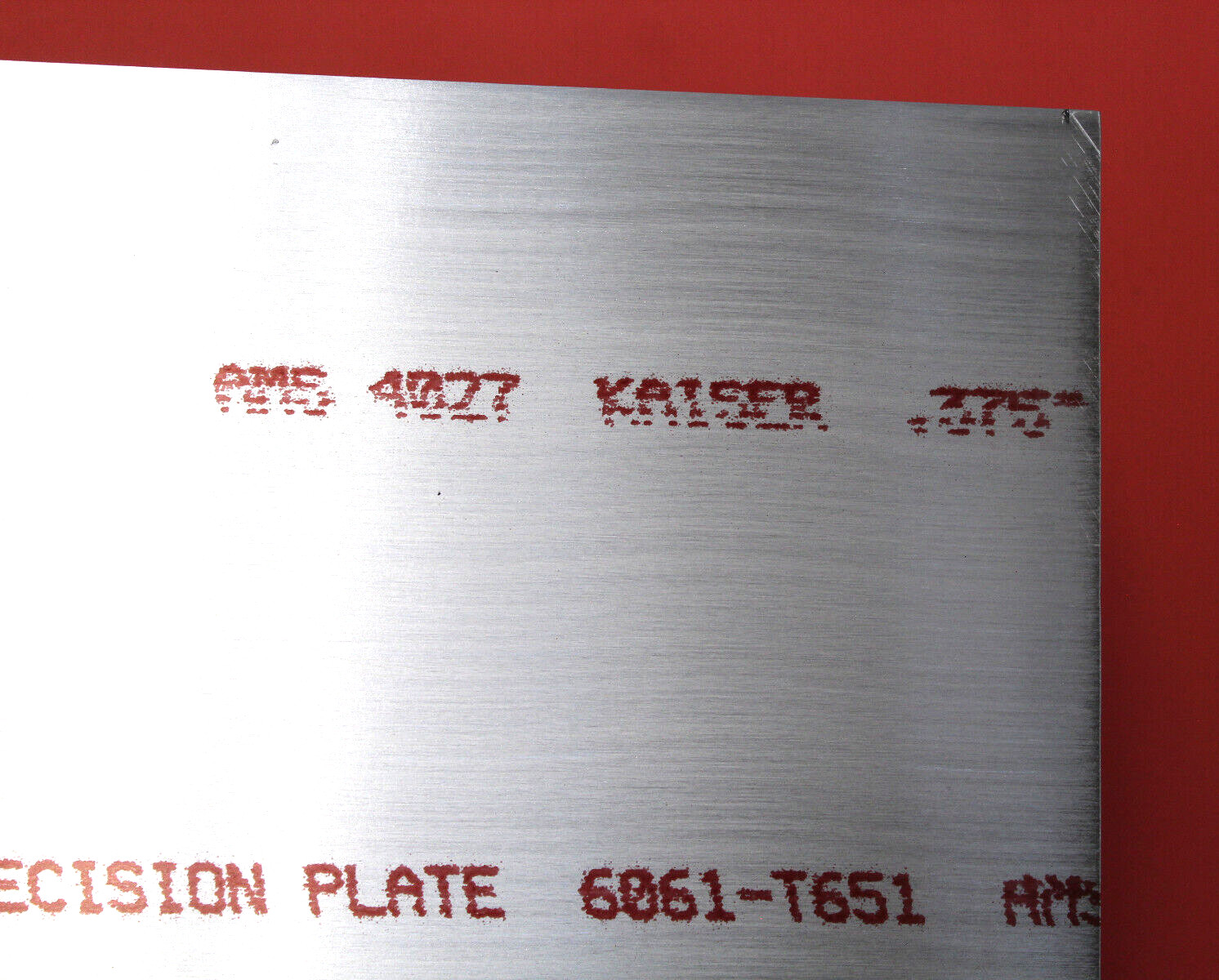 3/8″ X 16″ X 48″ ALUMINUM 6061 T651 PLATE SOLID Sheet Mill Bar Stock Cut New