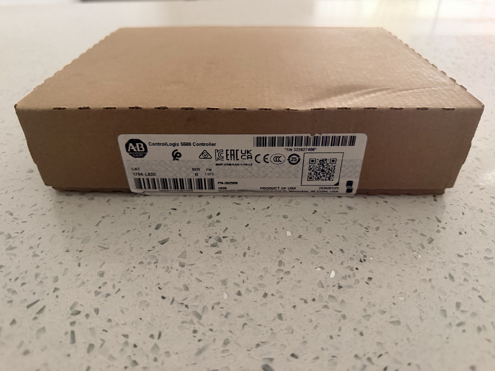 Allen Bradley 1756-L82E SER B ControlLogix 5580 Controller