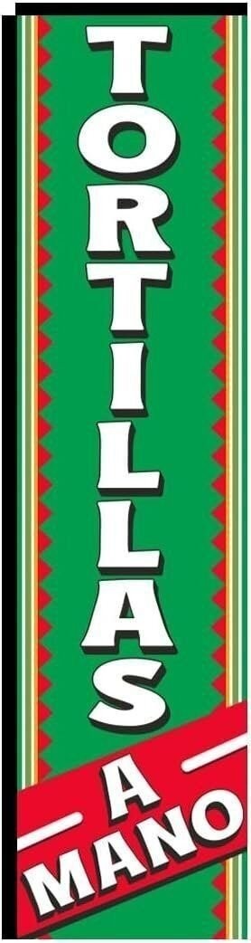 Tortillas A Mano Rectangle Banner for Mexican Spanish food Restaurant…
