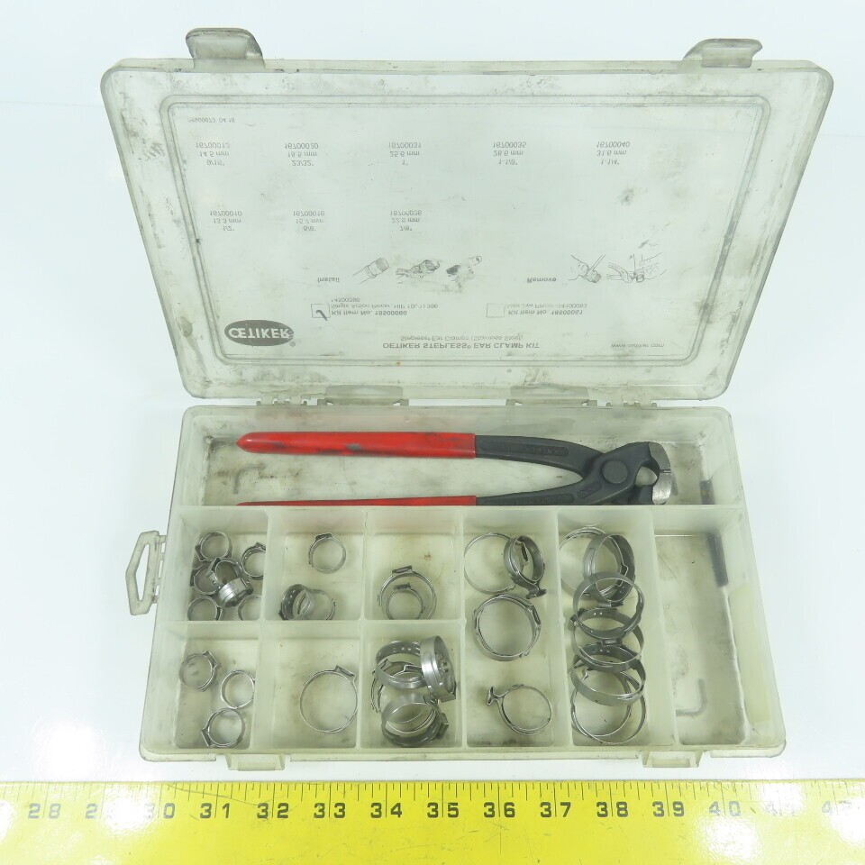 Oetiker 18500060 Stepless Ear Clamp Kit Stainless Steel (Incomplete)
