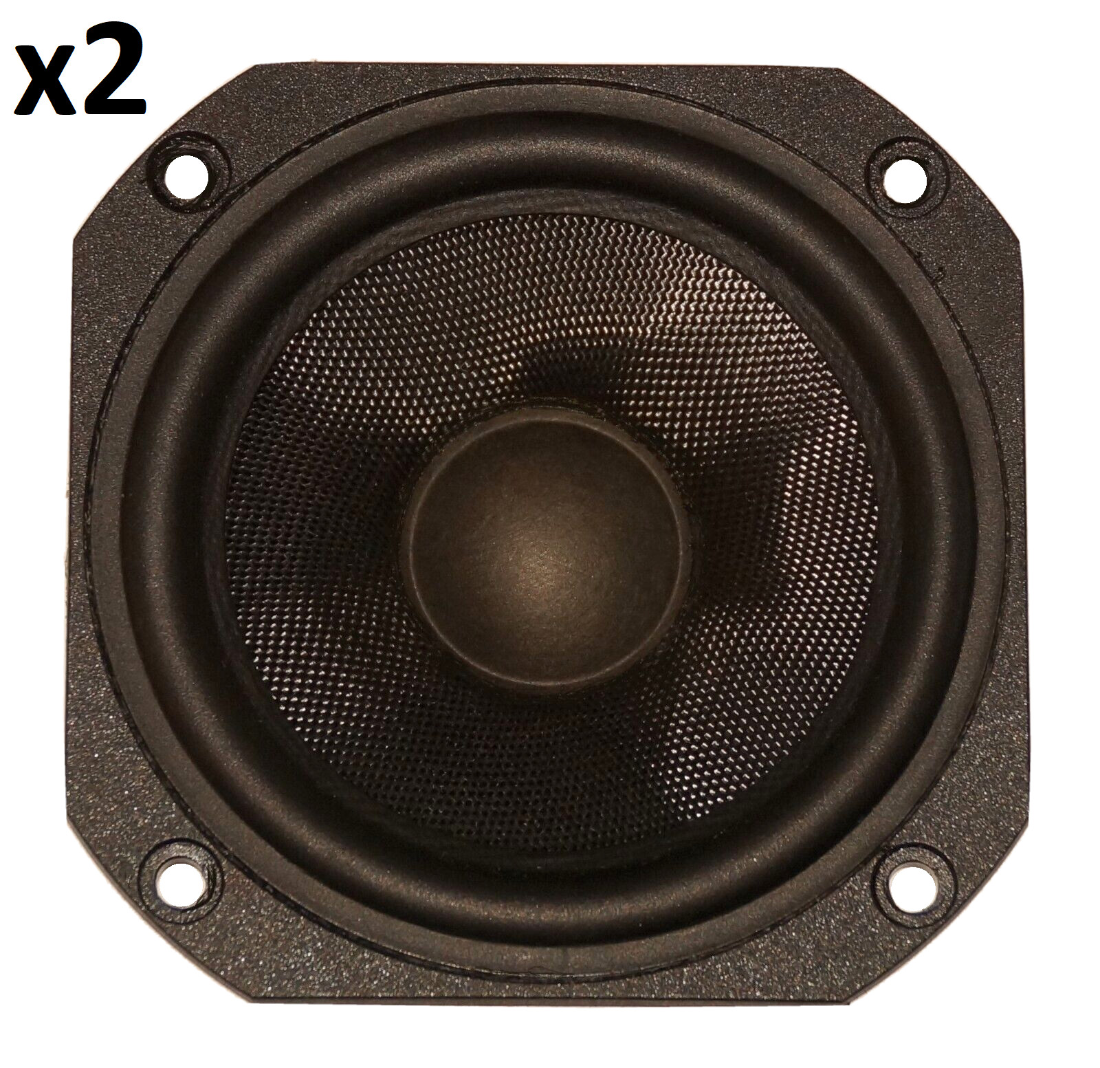※2x New※ 3.25″ Mid Bass Audio ~ 3-1/4″ Car Speaker ~ 8Ω ohm ~ 145w Peak 65w RMS
