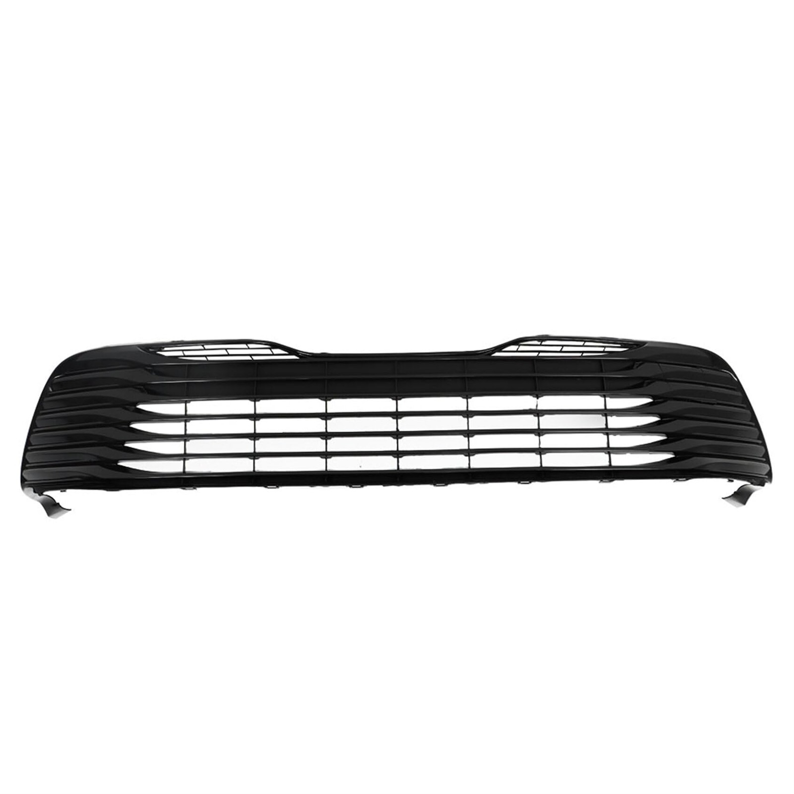 Dark Grey Front Bumper Lower Grille without Radar Holes for 18-20 Camry LE XLE