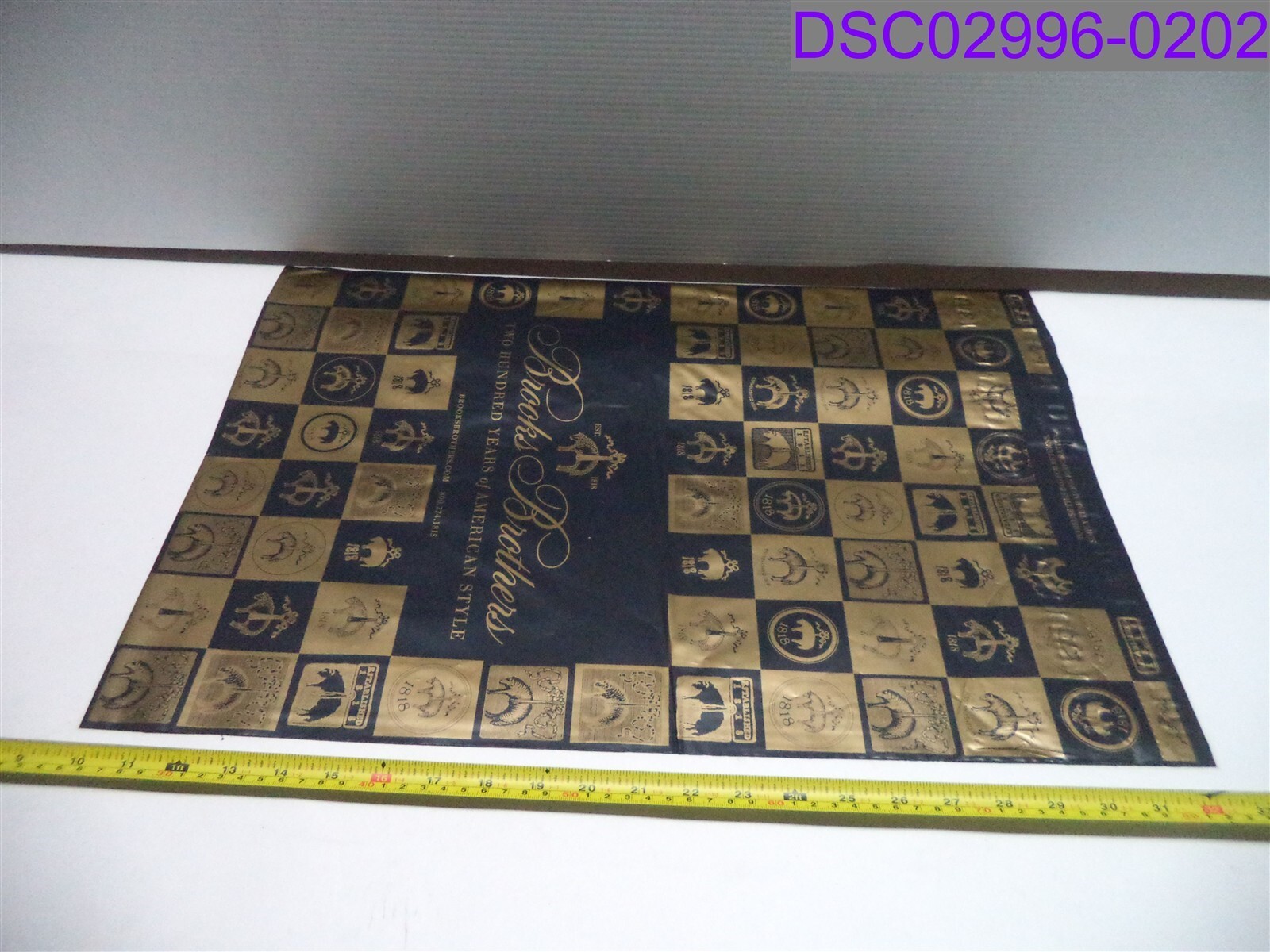 Qty=1 Box of 200: Brooks Brothers 200th Anniversary 16″ x 20″ Mailer Bag BRO1620