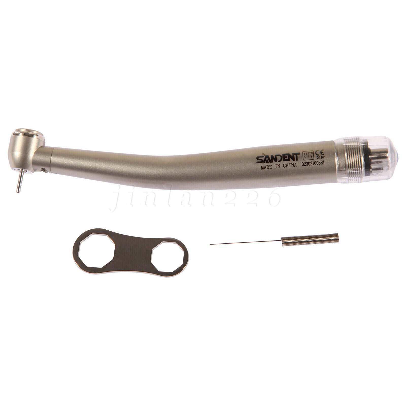 NSK Style Dental Fiber Optic LED E-generator high speed handpiece 4 HOLE Turbine