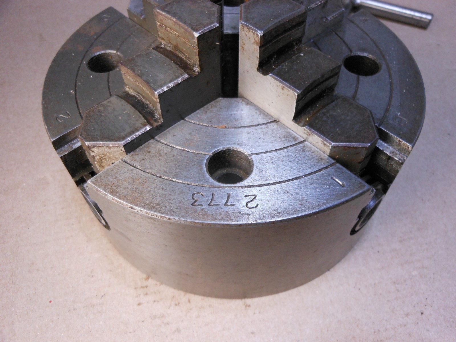 6″ Enco Lathe Chuck 4 Jaw Plain Back 271-6005 2773