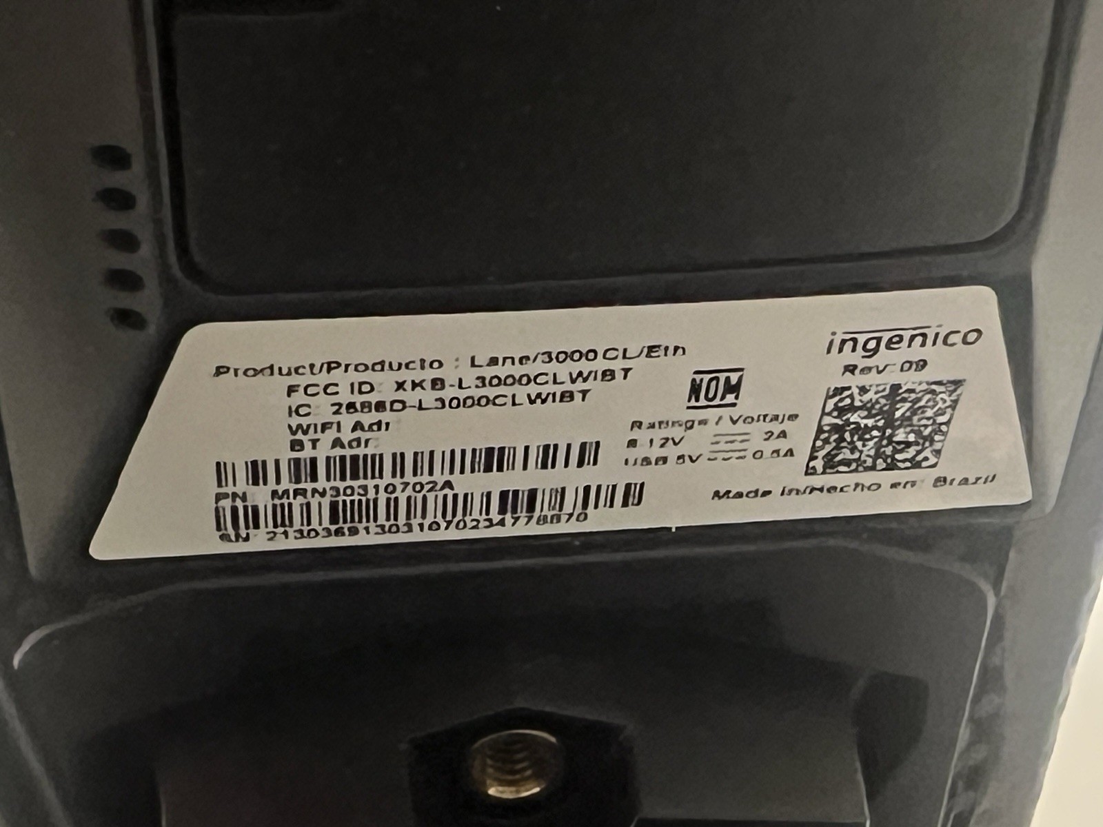 Ingenico Lane/3000 USB Credit Card Reader Machine Terminal Pin Pad w/USB – READ