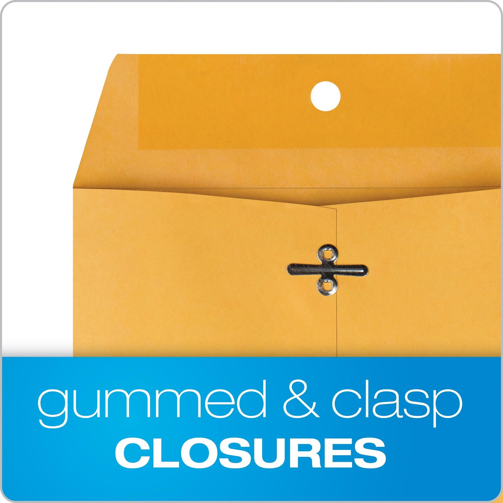 Quality Park Clasp Envelopes, 6.5 x 9.5 Inch 100 Count (Pack of 1), Kraft