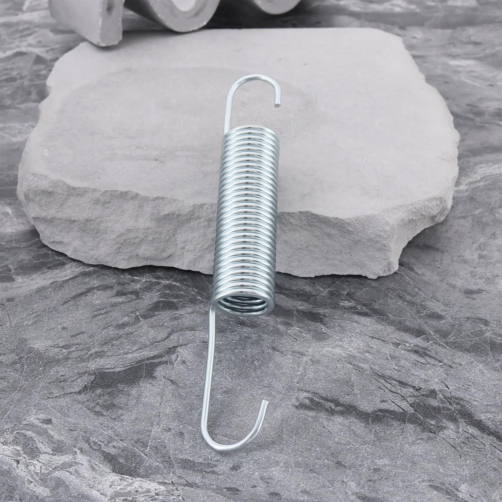 4 PCS 125x18x2mm Recliner Springs Galvanized Steel Dual Hook Tension Springs