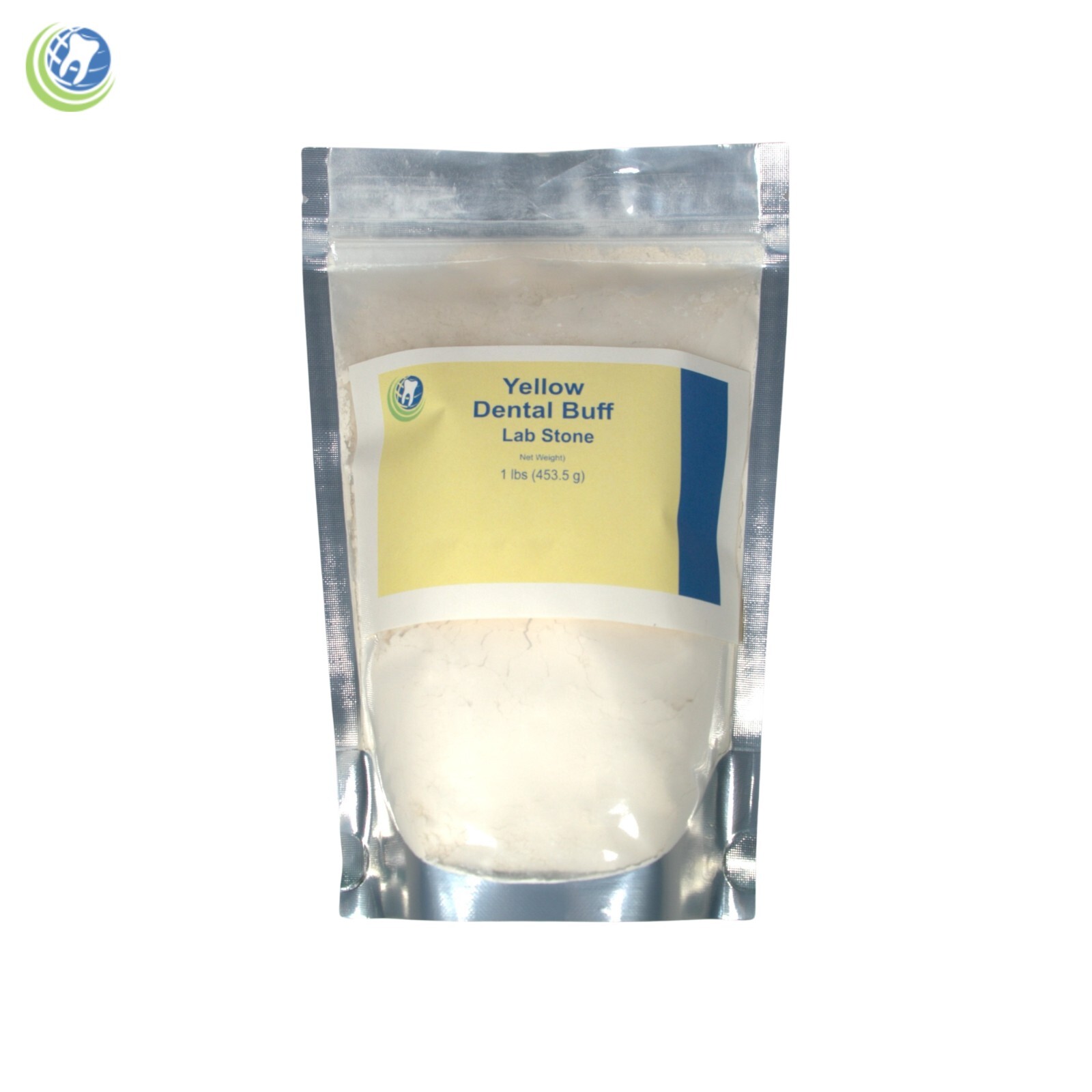 DENTAL LAB BUFF STONE GYPSUM TYPE III YELLOW ALL PURPOSE COMPOUND 1 Lb. (454 g)