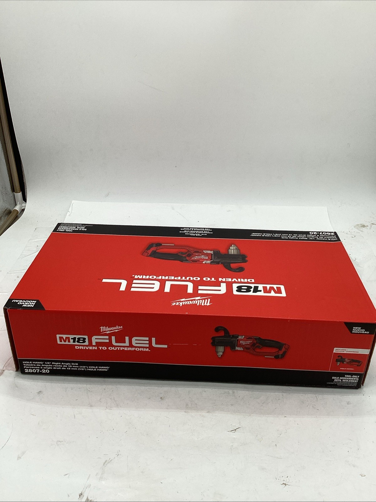 Milwaukee 2807-20 M18 FUEL Hole Hawg 1/2″ Right Angle Drill – Bare Tool