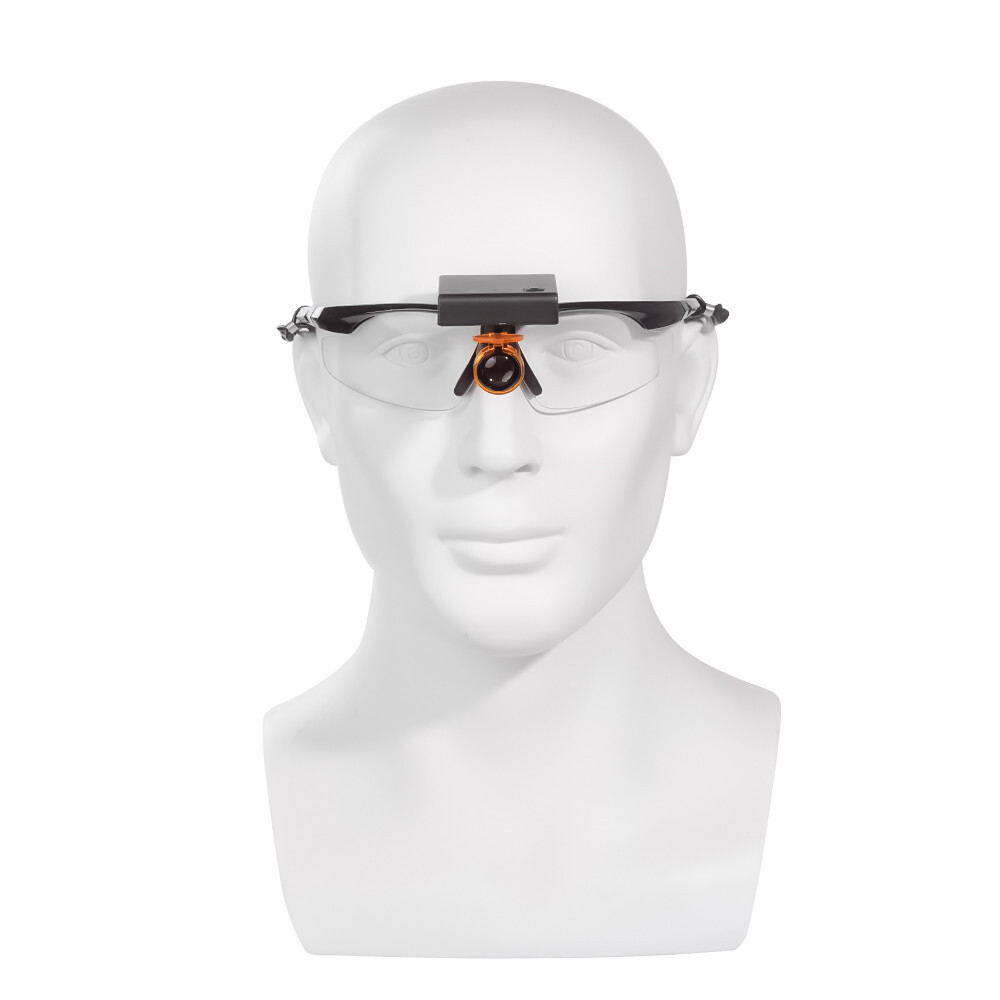 Dental Medical 3W LED Wireless Head Light with Filter & Glasses 2 in 1 Black USA