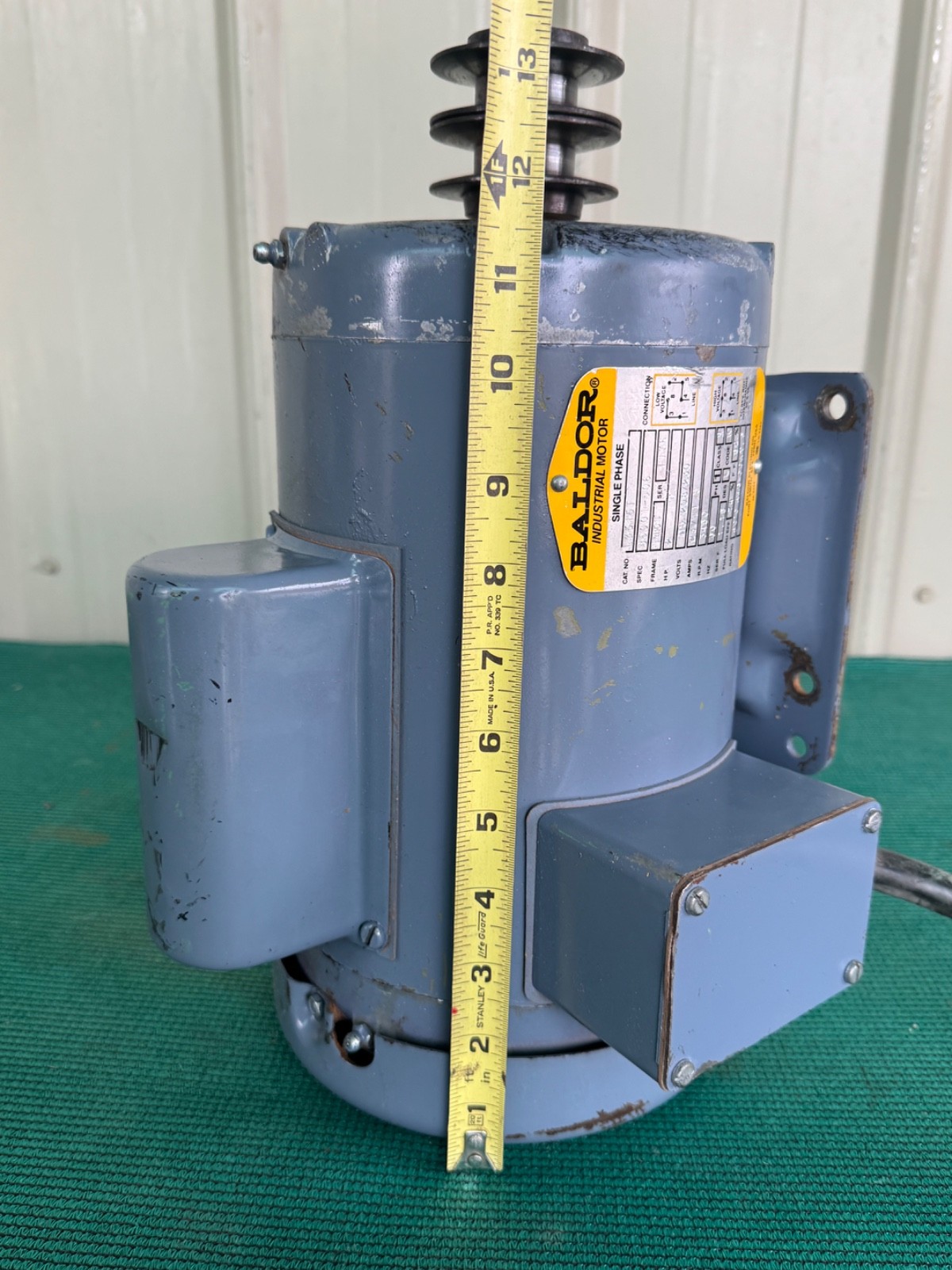 Baldor Industrial Motor 2 Hp – 3450 Rpm – 115/230V – 1 Phase – Cat No. L35151T