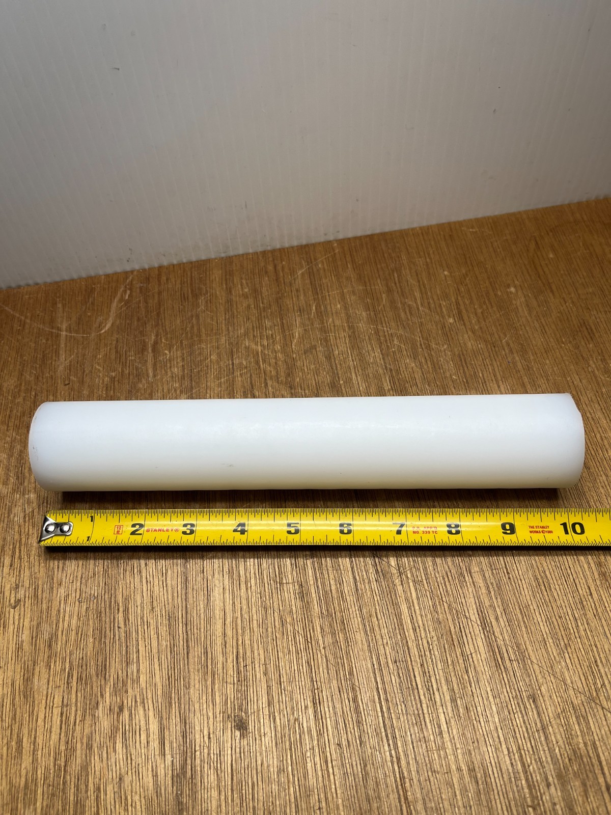 1-3/4″ Diameter X 10″ Length UHMW PE Plastic White Round Rod Bar Stock USA