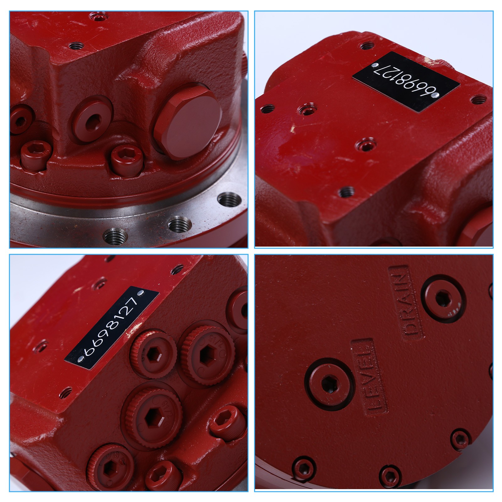 NEW FOR BOBCAT EXCAVATOR E32 E34 E35 E37 HYDRAULIC TRAVEL MOTOR 6698127 US STOCK