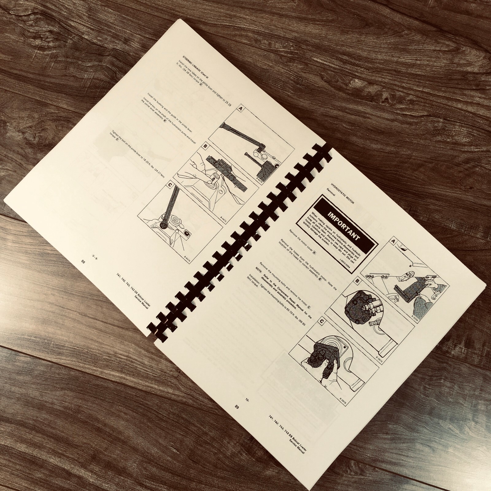 SERVICE MANUAL BOBCAT 741 742 742B 743 743B 743DS SKIDSTEER LOADER REPAIR MANUAL