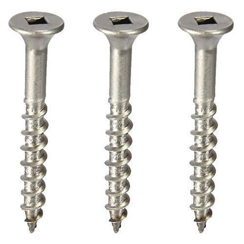 #8 Stainless Steel Deck Screws Square Drive Wood and Composite Decking All Sizes