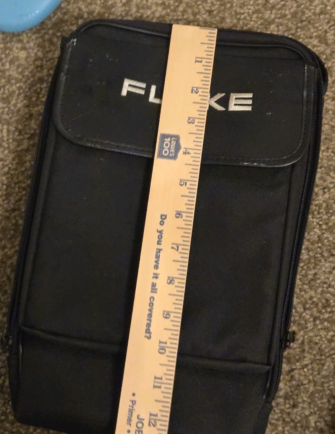 Fluke Large Soft Laptop-meter Soft Case Zipper Pocket Removable Storage