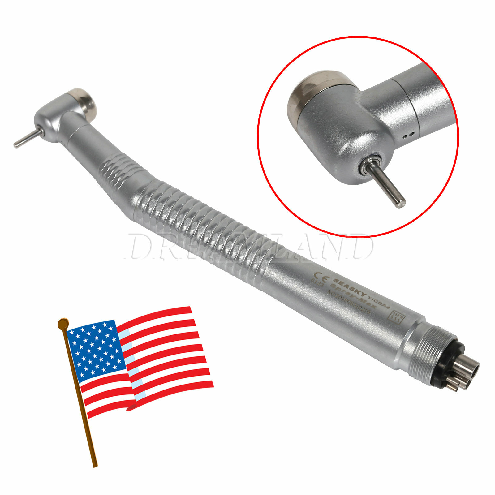 10* NSK Style Dental High Speed Handpiece Push 4Hole SEASKY-04 Y1BA4
