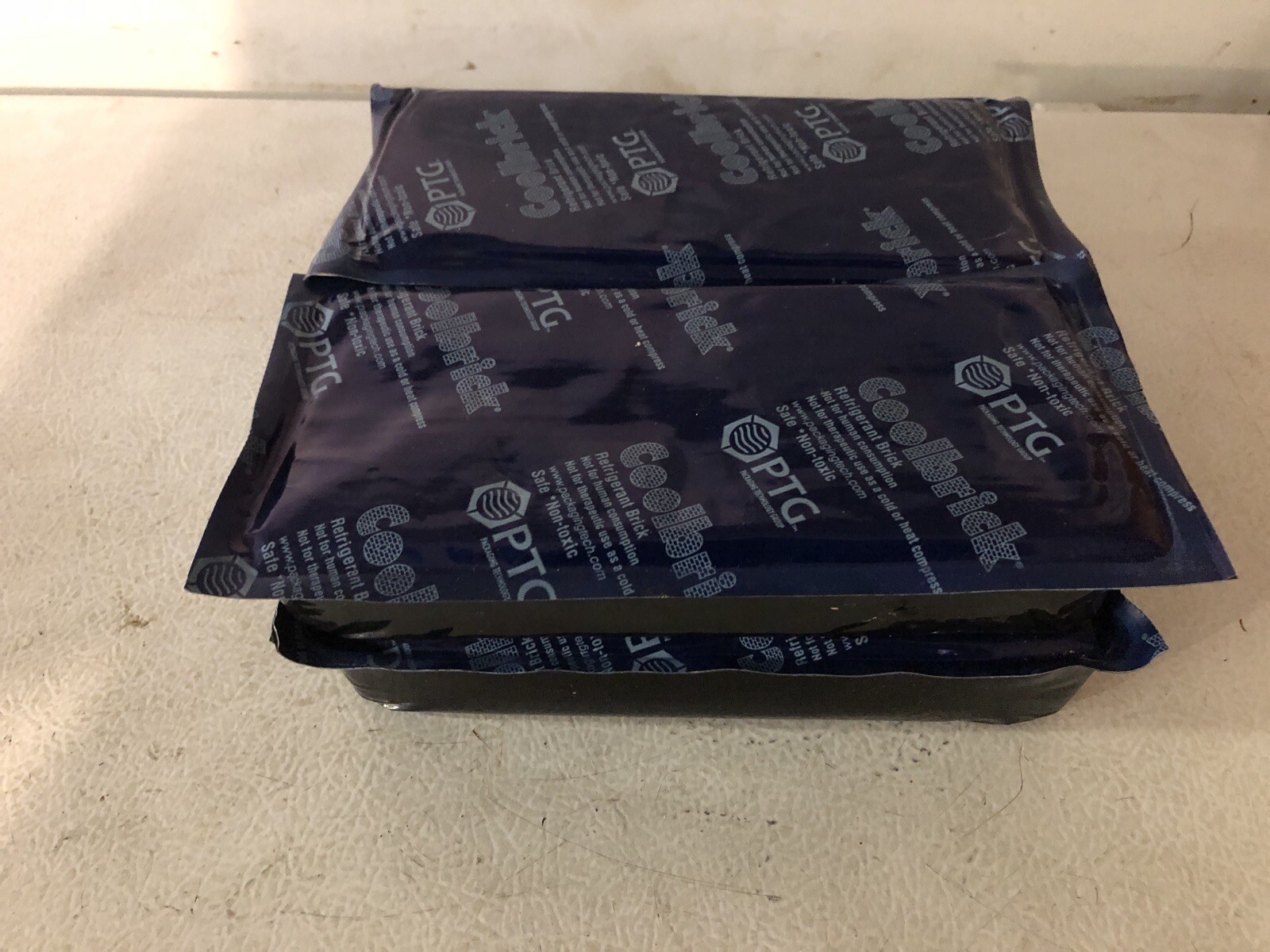 4-PTG 38 OZ 4.5″ x 9.5″ Coolbrick Refrigerant Brick Ice Pack-100% to Charity