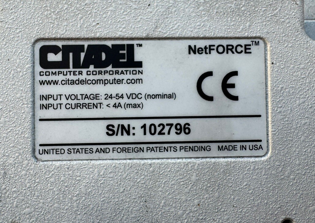 Citadel netforce rugged industrial computer display panel