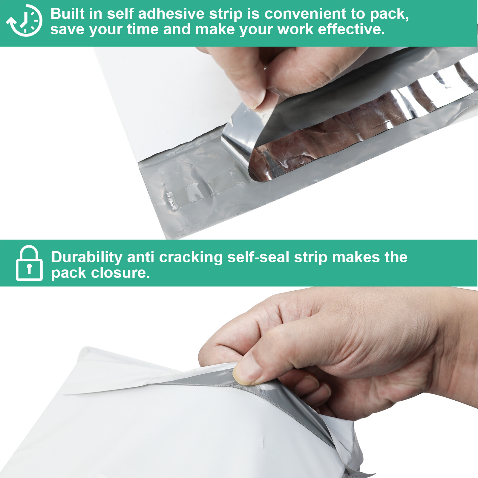 1000 Bags 12×15.5″ 2.5 Mil Poly Mailers Plastic Envelopes Shipping Bags