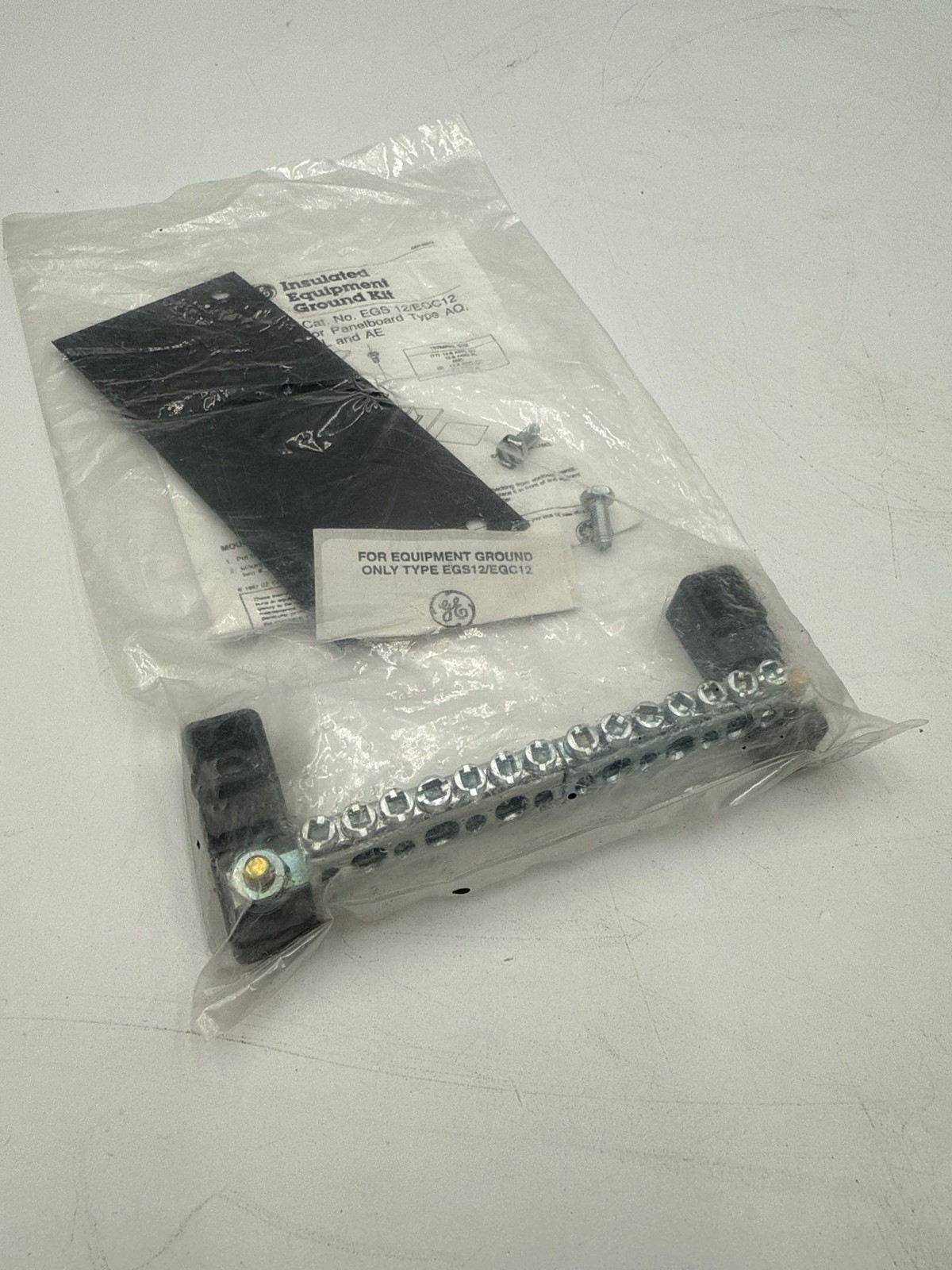 GE EGS 12/EGC12 Insulated Ground For Panelboard Type AQ AL and AE