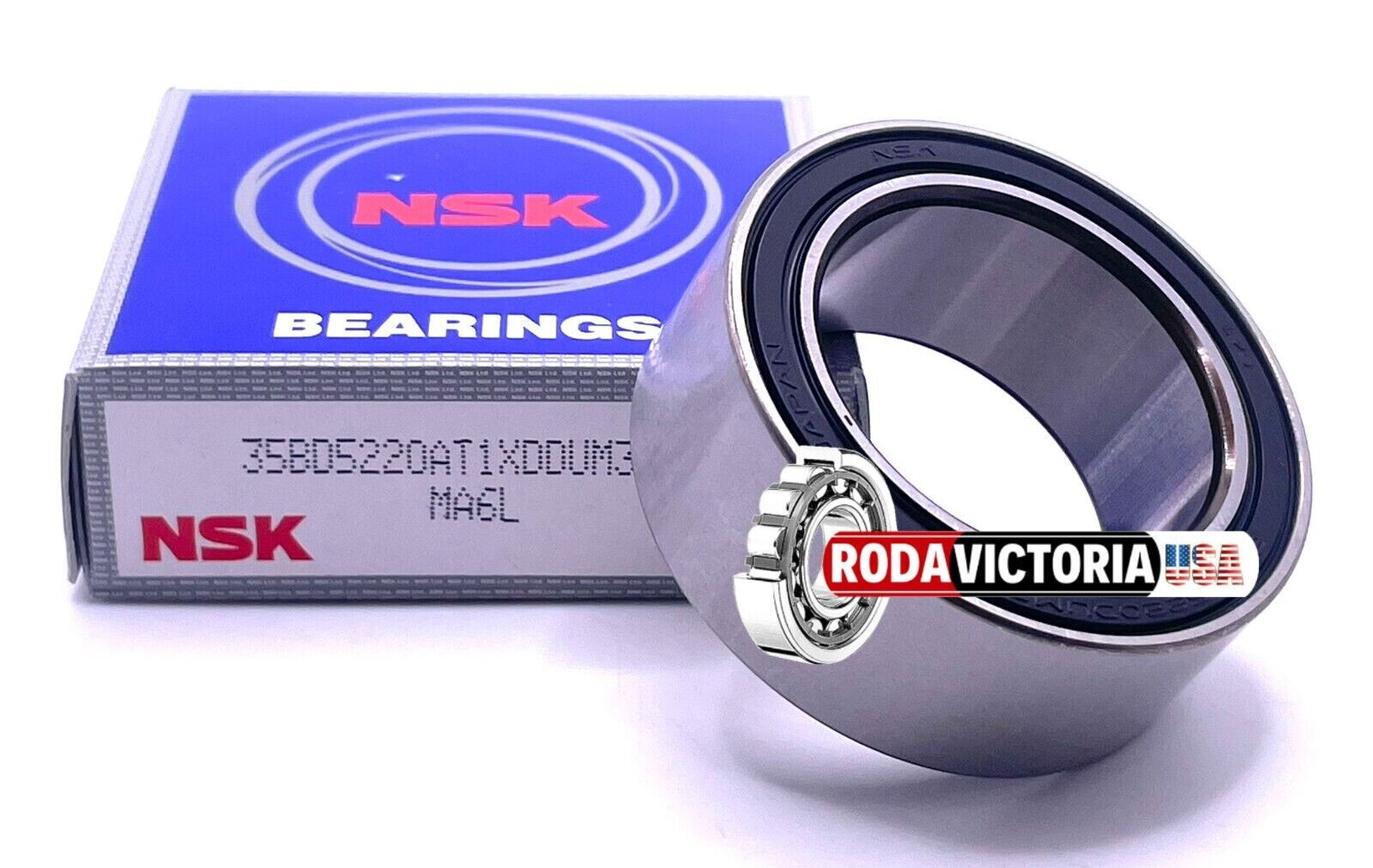 NSK JAPAN OEM 35BD5220 AC Compressor Clutch Bearing 35x52x20 mm