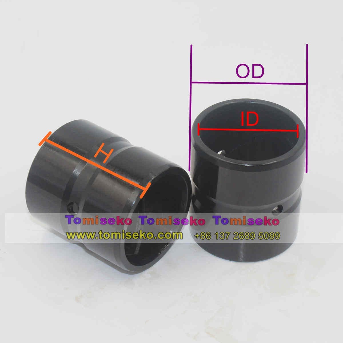 2pcs Bearing Steel 35x40x45x50x60x70x75x80x85x90mm Bucket Bushing For Excavator
