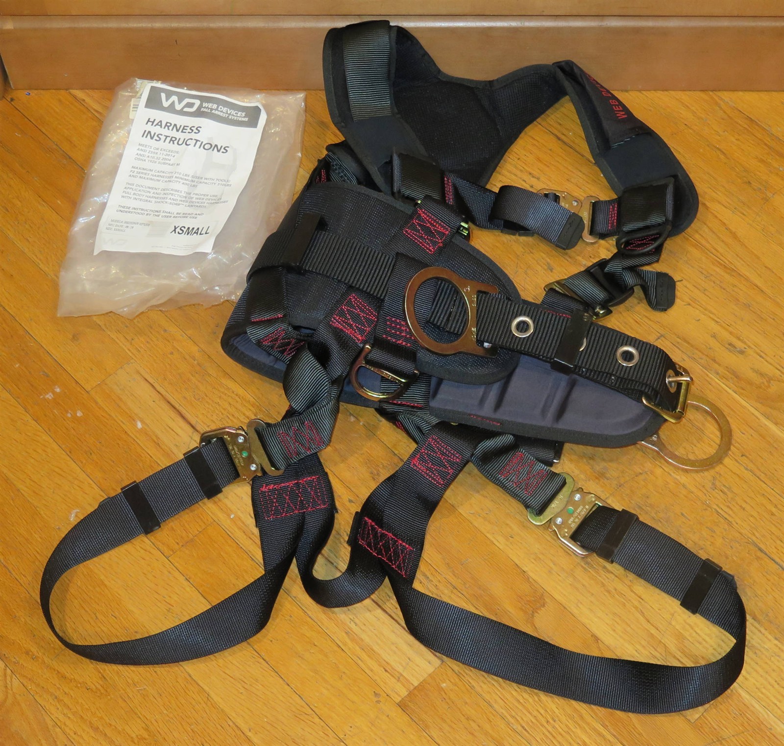 Web Devices Extra-Small Full Body Construction Harness – H0235394WHPXSM