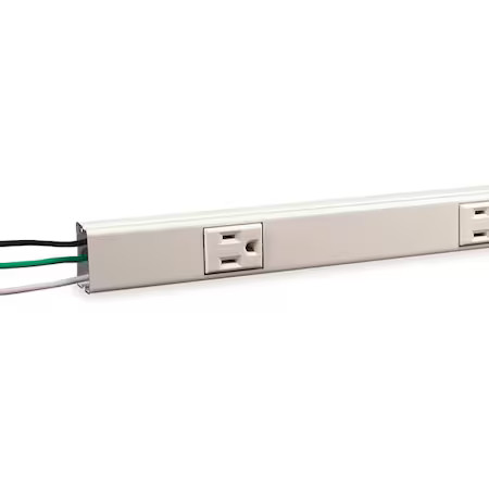 Legrand Nm24gb618 Prewired Raceway, 4 Outlets, Polyester