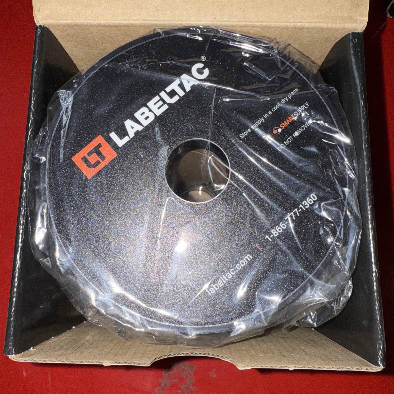 LabelTac LT402HP Indoor/Outdoor Vinyl Label Tape 4″x150′, White