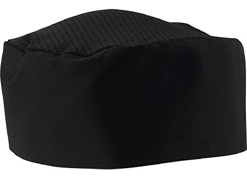 Black Chef Hat – Adjustable. One Size Fit Most.