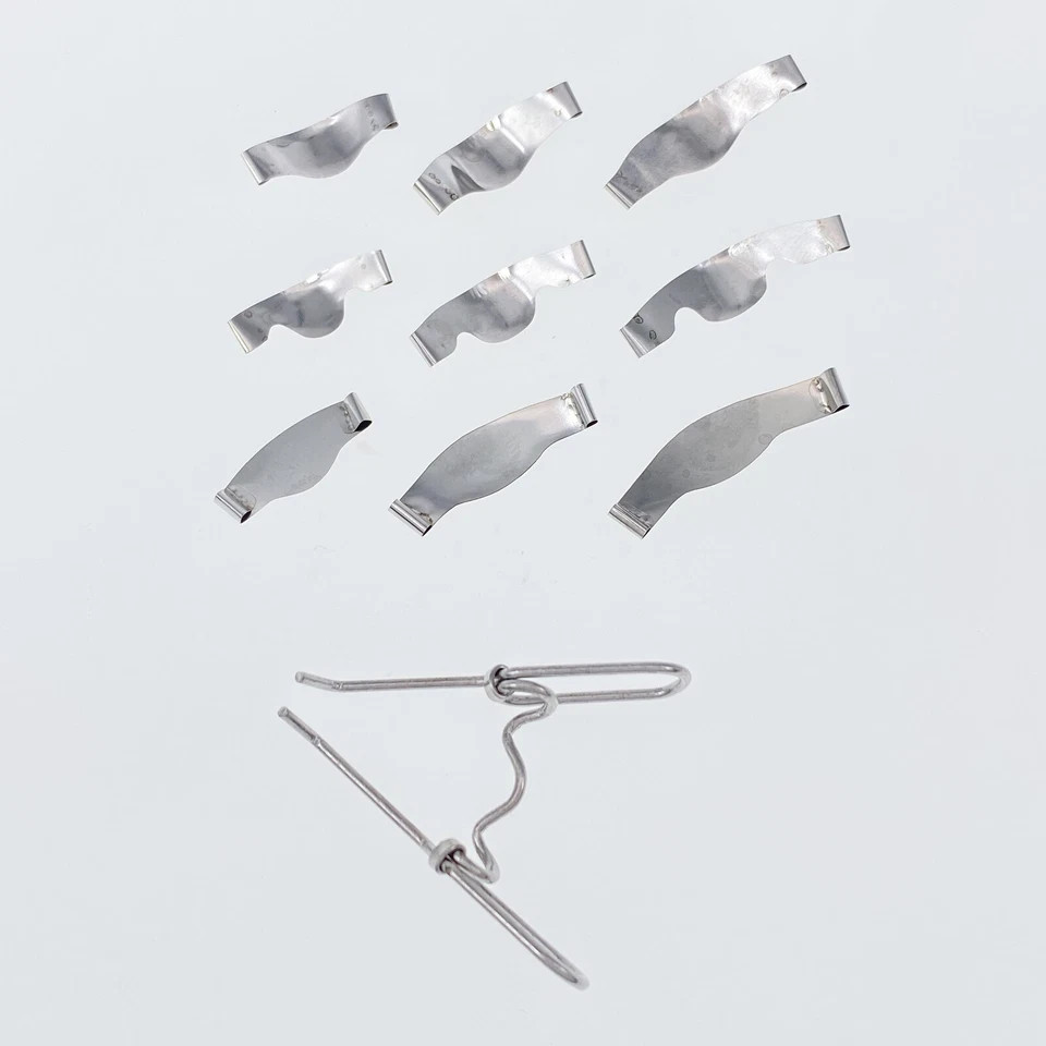 20Pcs/Pack Dental Saddle Contoured Metal Matrices Matrix Band /Spring clip A1-A6
