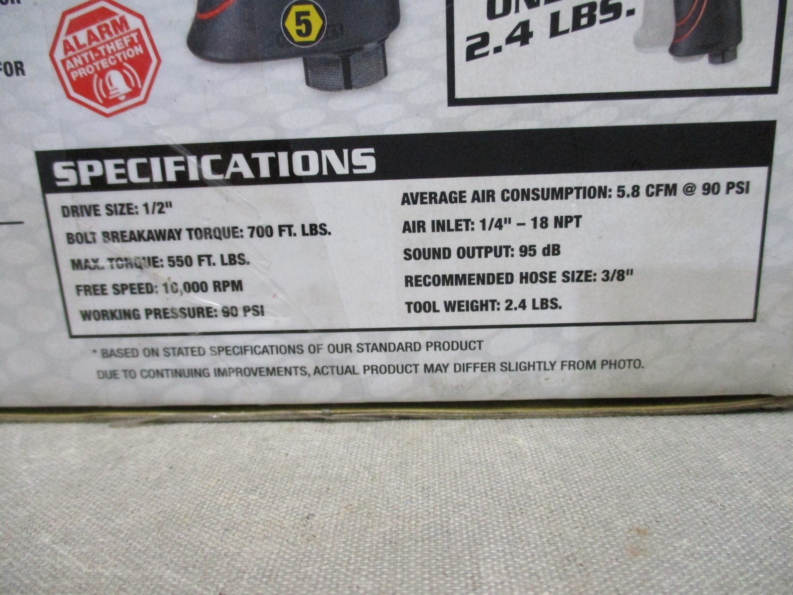 Earthquake XT EQ12SXT 1/2″ Ultra Compact Air Impact Wrench 700 ft.lbs