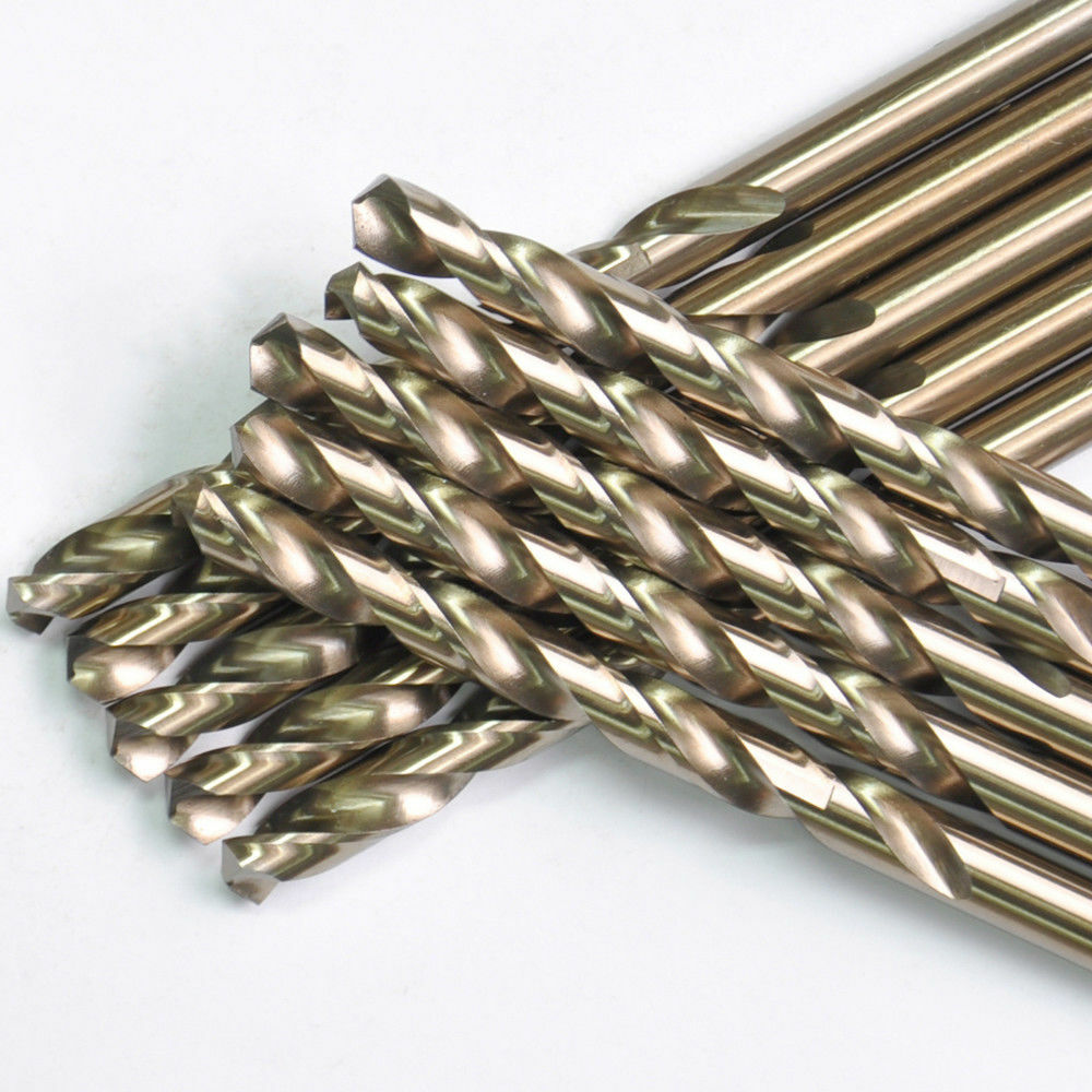 Drillforce 1/16″-1/2″ Cobalt Drill Bit Set HSS M35 Jobber Length Metal Drill Bit