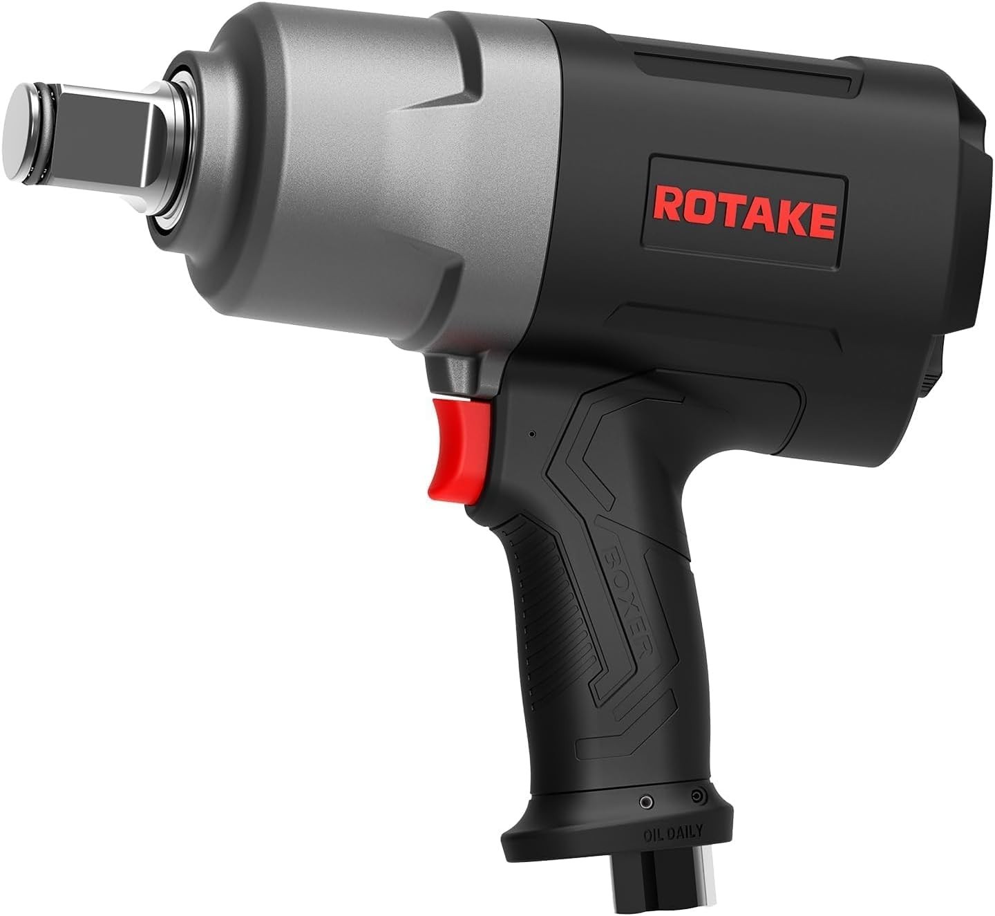 Air Impact Wrench 1556 Ft-Lbs Heavy Duty Pneumatic Gun for Trucks RT-5572 H Duty